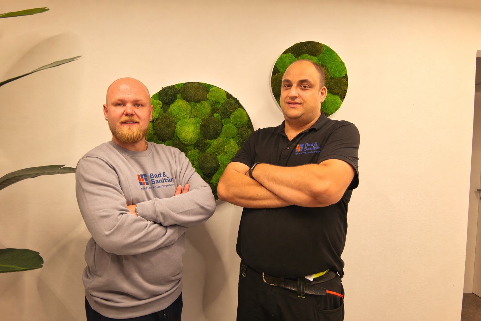 Lukas und Philipp, Badberater bei BB Bad & Sanitär in Baden-Baden